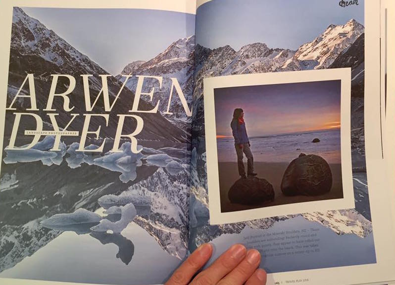 Arwen Dyer inside mag