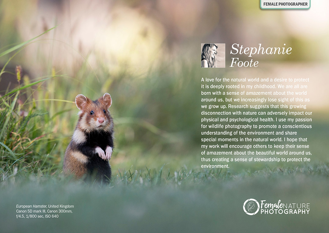 Female Nature Photographer of the Month - June 2018 - Stephanie Foote