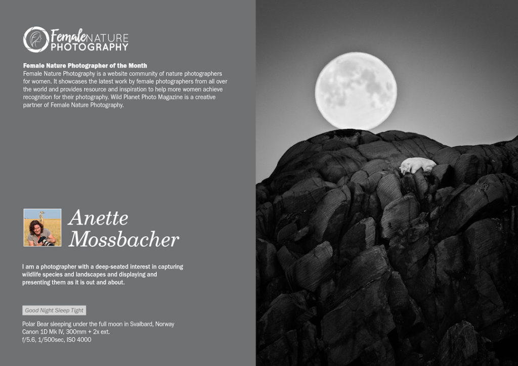 Female Nature Photographer of the Month - September 2018 - Anette Mossbacher