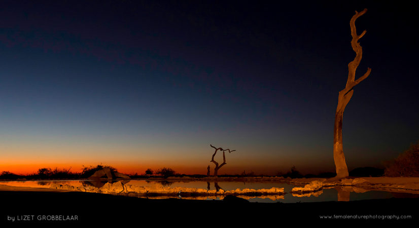 Sunset over African skies